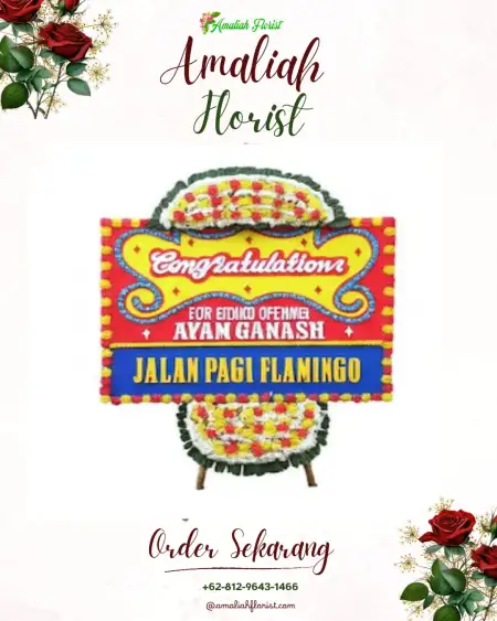Sewa Papan Bunga Cempaka